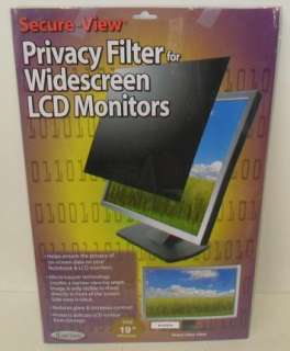 KANTEK SLV19.0W SECURE VIEW 19.0 WIDESCREEN PRIVACY FILTER FOR LCD 