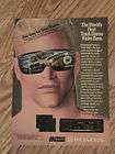 1987 PIONEER CAR STEREO CASSETTE ADVERTISEMENT MAN AD