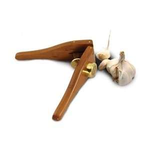  EcoTeak Wood Garlic Press   1270