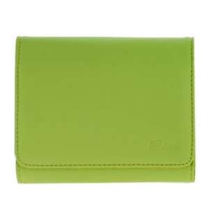 GPS Green Leather Carrying Protector Pouch Cover Case for Garmin nuvi 