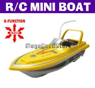 Radio Remote control rc mini sub jet speed boat toy Y  
