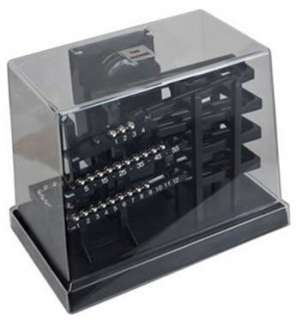 Time Clock Kinetic Rolling Chrome Ball Box Machine Keeper with Case 