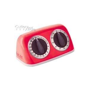  Amco Red Dual Kitchen Timer