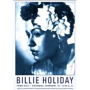  Billie Holiday Town Hall NYC, 1946 by Anon . Size 16.00 X 