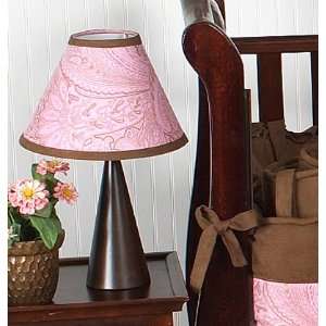  Pink And Chocolate Paisley Girls Lamp Shade Baby