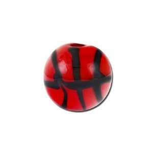  13mm Basketball Glass Beads Arts, Crafts & Sewing