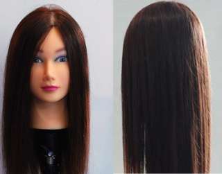 approx 26 inches hair colour medium brown texture straight can be 