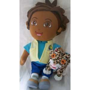   Go Diego Go, Plush Diego Holding Baby Jaguar Doll Toy Toys & Games