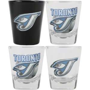  Toronto Blue Jays 3D Logo Shot Glass Set Sports 