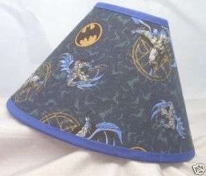 New Lamp Shade Batman Dark Grey Logo Signal Super Hero  