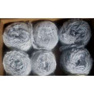  Pale blue angora yarn SIX PACK Arts, Crafts & Sewing