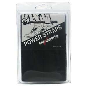  Power Straps   Dead Lifitng Straps Black 1 pair Sports 