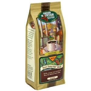 Green Mountain Coffee Decaf Rain Forest Nut, Ground, 12 Ounce Bag 