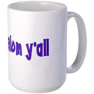  Jewish shalom yall Religion Large Mug by  