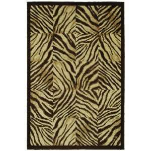  Shaw Living Zebra Quilt Area Rug Collection, 7 Foot 10 