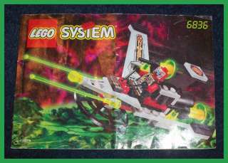 1997 LEGO Space UFO Alien V WING FIGHTER Instruction Book MANUAL Guide 