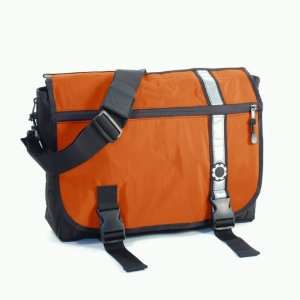  ComfortGear Retro Stripe Diaper Bag Messenger in Orange 