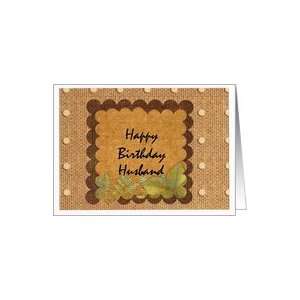  Ferns and Dots Happy Birthday Husband Card Health 