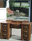 vintage 7 drawer wooden vanity dresser bureau w large detachable