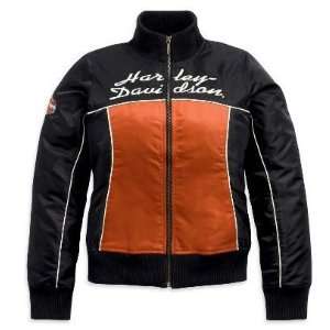 Harley Davidson® Womens Essential Nylon Outerwear Jacket. Reflective 