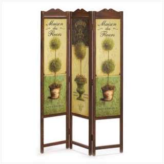 FRENCH COUNTRYSIDE COUNTRY HOME 3 PANEL DIVIDER SCREEN  