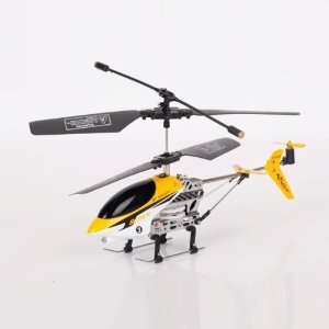   5CH Infrared Remote Control Helicopter RC Toy   Yellow Toys & Games