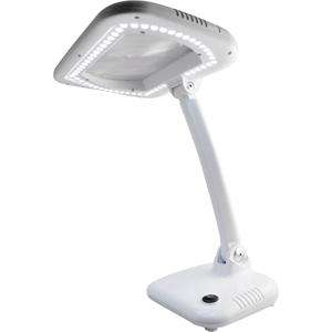 LED Lighted Desk Magnifying Lamp  Fresnel Magnifier  