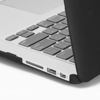 Black Rubberized Hard Case Cover For 13.3 MacBook Air  