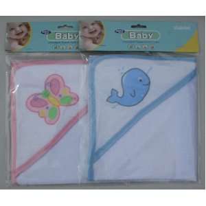  Baby First Hooded Fleece Bath Towel   Package of Two 