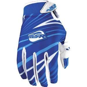  MSR Racing Axxis Mens Off Road Motorcycle Gloves   Blue 