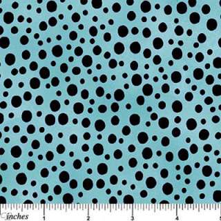 Northcott Ro Gregg Fabric Jungle Babies Spots Aqua Blue  