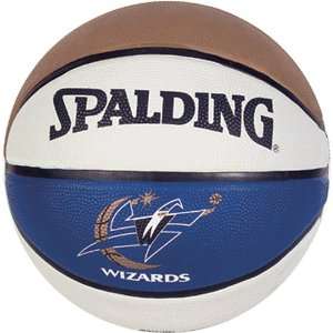    Spalding Washington Wizards Rubber Team Ball