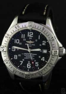 BREITLING SUPEROCEAN A17345 SS AUTOMATIC MENS WATCH  