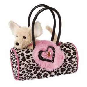  Pink Leopard Sak with Chihuahua Toys & Games