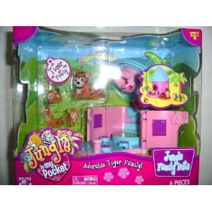   in My Pocket Jungle Family Huts Adorable Tiger Family Toys & Games