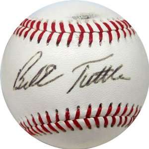  Bill Tuttle Autographed / Signed Baseball (JSA 