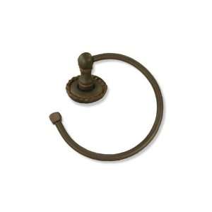   1583 736.99 Black w/ Chocolate Wash Roguery Collection Towel Ring 1583