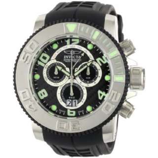 Invicta Mens 0412 Pro Diver Collection Sea Hunter Chronograph Black 