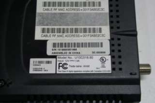 Lot of 3 Ubee Models U10C018.80 U10C018 Cable Modems NO POWER  