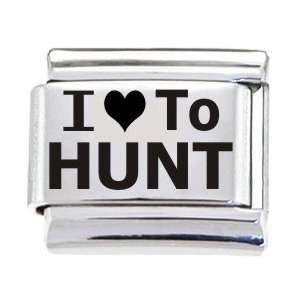  Body Candy Italian Charms Laser I Love To Hunt Jewelry