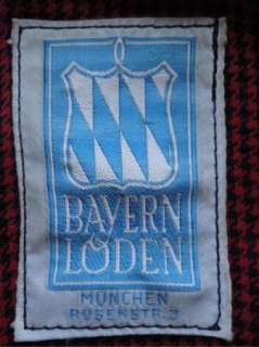 Fab Vintage Bavarian Germany Wool Jacket Metal Buttons B40  