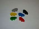 Carcassonne Traders & Builders Replacement 6 Pigs Pig Parts Piece Hog