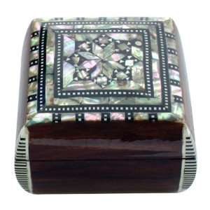  on Wood Decorative Square Jewelry Box package of 5 Jewelry Boxes 