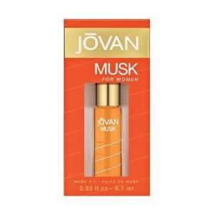  Jovan Musk By Jovan For Women. Perfume Oil 0.33 Oz(Pack of 