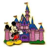 Disney DL Mystery Pin 18 Mickey Mouse & Castle LE 1200  