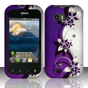 For Tmobile LG MyTOUCH Q Hard Rubberized Case Snap On Phone Cover PP 