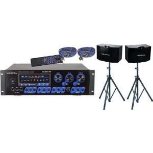  VocoPro ASP 3808 II 300 Watt Digital Mixing Amplifier with 