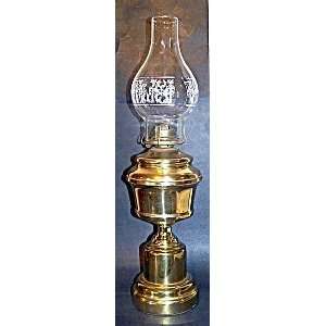  Brass Kerosene Table Lamp Chimney