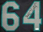 Jeff Clement Autographed Game Used Worn Seattle Mariner