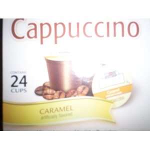   Square Single Serve Caramel Cappucino K cup 24 Ct for Keurig Brewers